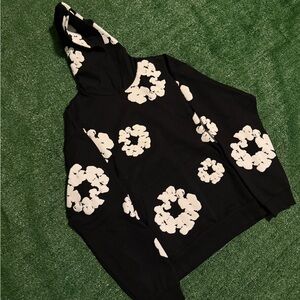 Denim Tears Cotton Wreath Hoodie ‘Black’